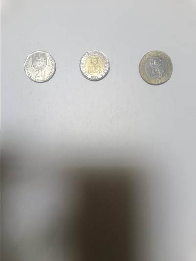 【20260206】非全新纸币和硬币第332场 - 葡萄牙3枚硬币