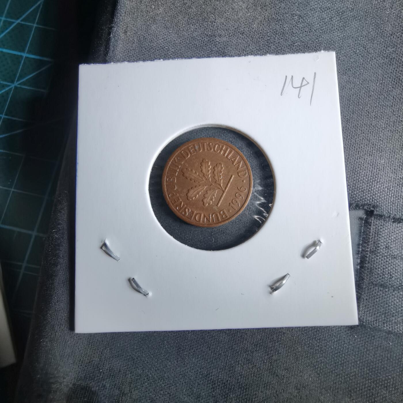 沼泽如烟--第985场 德国1996年1芬尼