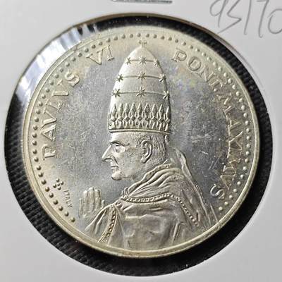 KK钱币收藏小铺  第393期  2月预留时间 周末发货 -  梵蒂冈镀银章