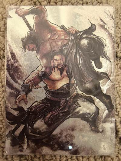 丫丫卡拍周中期快速结束（2月5日21：30截拍） - 【99编水墨】张建东水浒第二弹《没面目·焦挺》编号随机