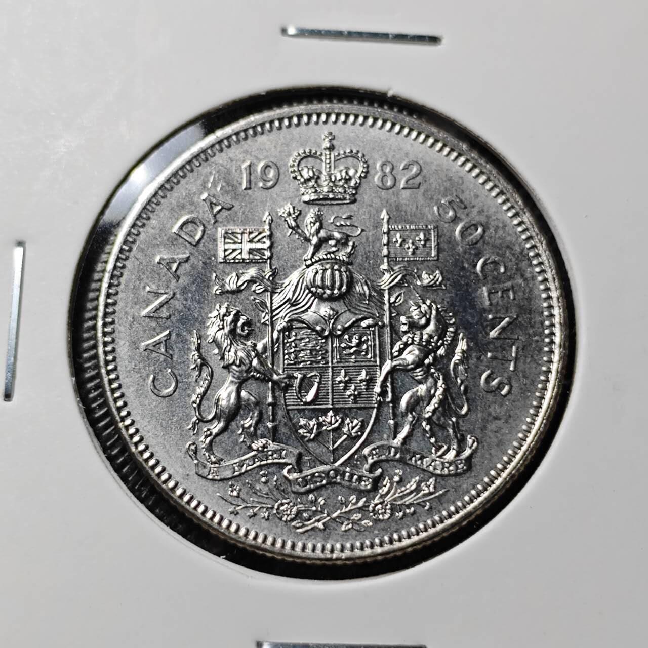 KK钱币收藏小铺  第393期  2月预留时间 周末发货  1982加拿大50分