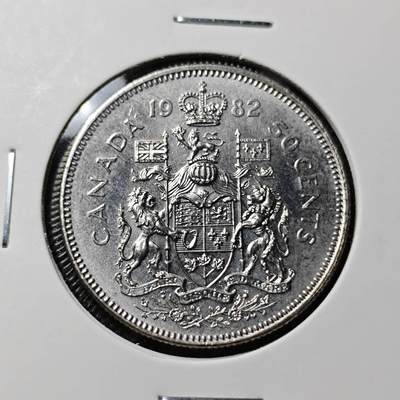 KK钱币收藏小铺  第393期  2月预留时间 周末发货 -  1982加拿大50分