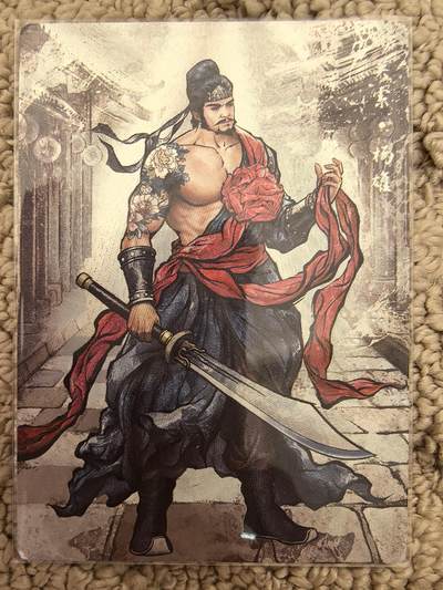 丫丫卡拍周中期快速结束（2月5日21：30截拍） - 【99编水墨】张建东水浒第二弹《病关索·杨雄》编号随机