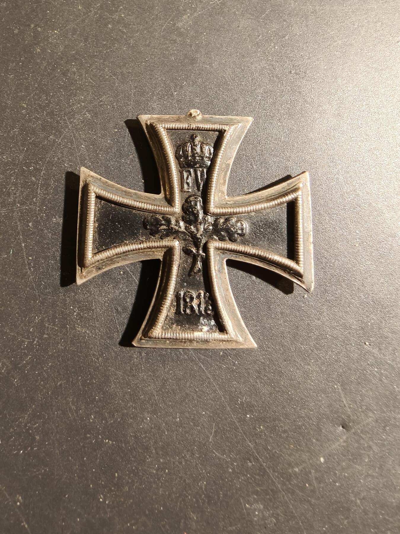 老王徽章第180期 德国一战二级铁十字勋章    断头