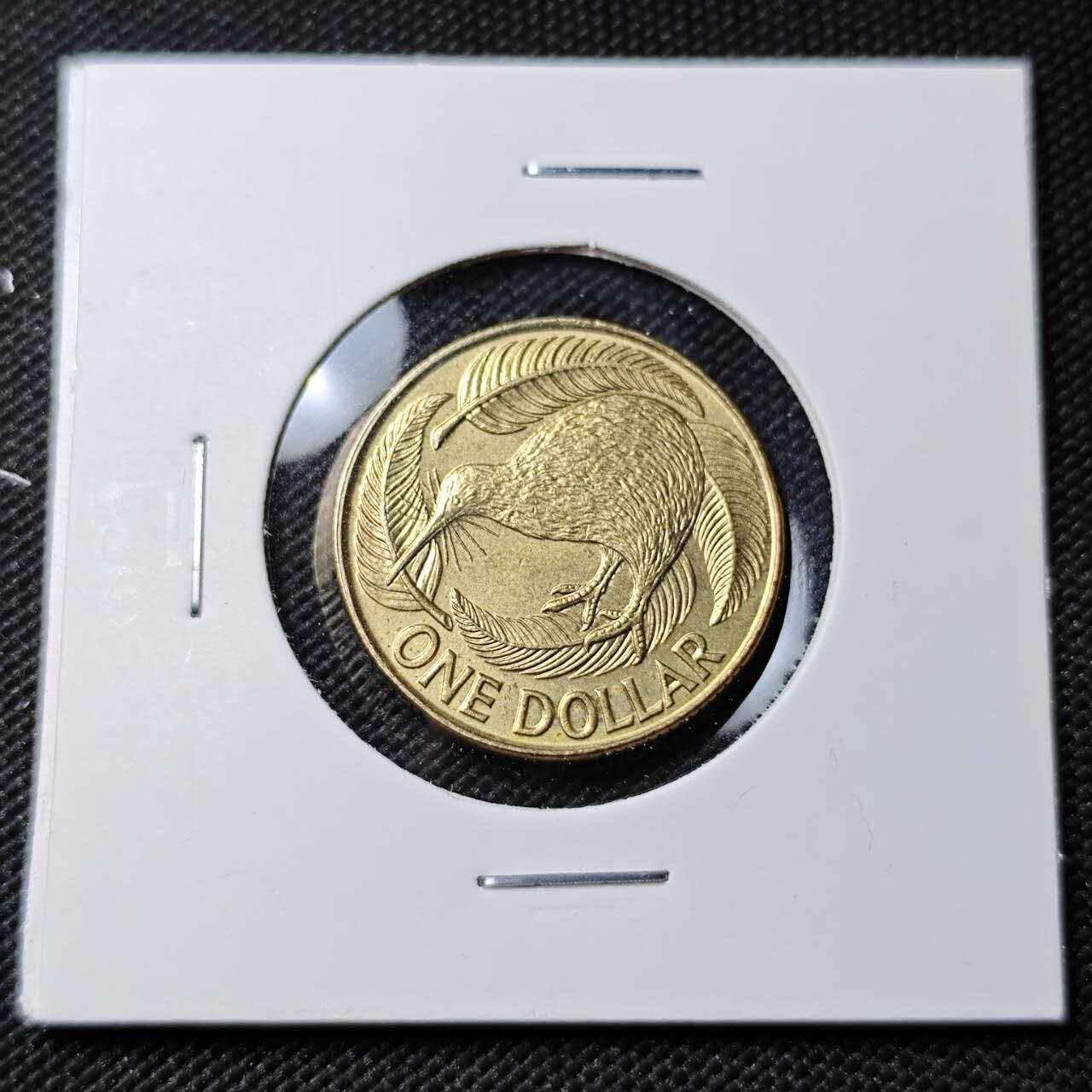 KK钱币收藏小铺  第393期  2月预留时间 周末发货  新西兰1元