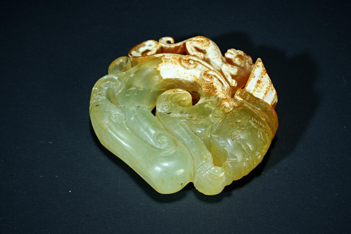 上海都达杂项专场二十一（全场包邮） 古玉玉贵人挂件90-68