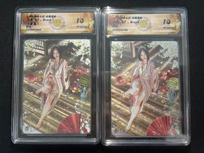 欢迎送拍、零成本上架，释放现金流，合理分配上拍卡品 - 【折光一对】st刷子 大乔（双服饰） 10p同分 焱卡文化&龙骧虎跃