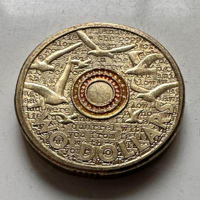 🌹外币初藏🌹🐯2026年第16场 快递将在12号停运 年前需发货的抓紧 ，年后正月十五恢复发货 - 澳大利亚2015年¥2彩色纪念币