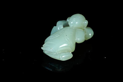 上海都达杂项专场四十七【全场包邮】  和田玉雕小童子摆件90-80