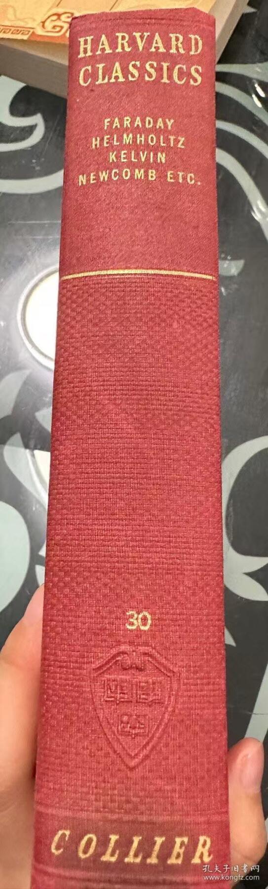 旧平装书捡漏专场第一场 Harvard Classics-Scientific Papers哈佛经典-科学论文，Charles W. Elliot编纂，P. F. Collier&Son Corporation1892年出版