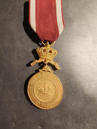 老王徽章第180期 - 比利时金级王冠奖章