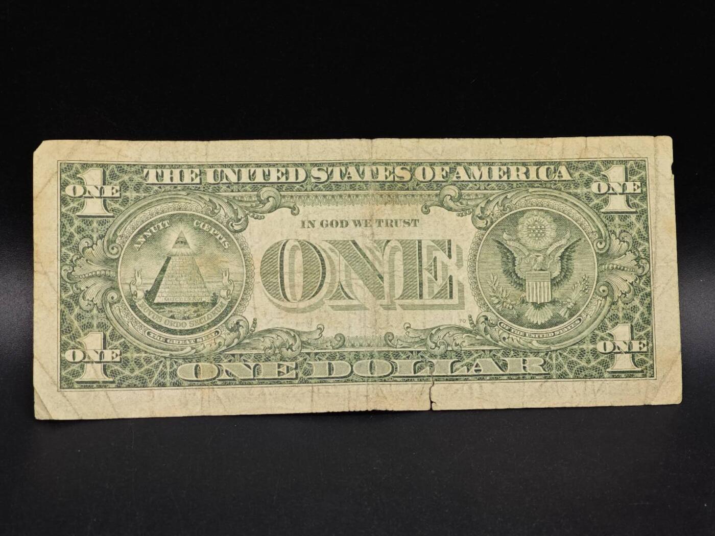 【淘币小摊】实时拍第八百六十四拍   无佣金纸币福利场   年前最后一周 之前的预留小年前全部发出 请更换最新收货地址  美国一元纸币【有折】