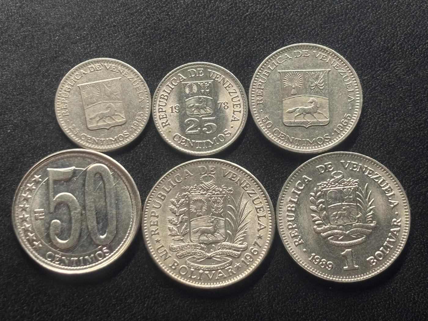 邮泉阁限时拍卖第四十一场（硬币在国外。请付邮费6元。） 委内瑞拉6枚