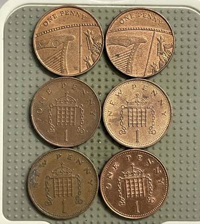 2026年第22场各国散币拍卖（总第172场） - 英国1便士6枚