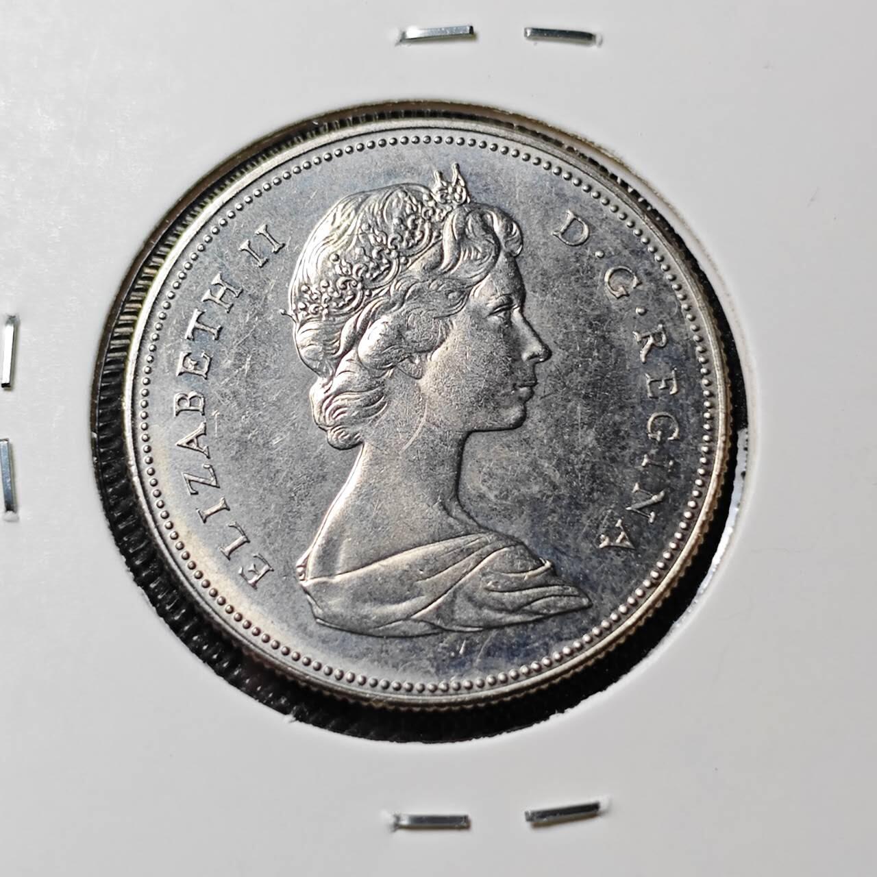 KK钱币收藏小铺  第393期  2月预留时间 周末发货  1969加拿大50分