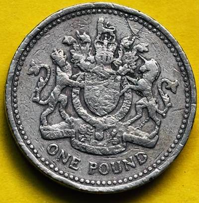 文馨钱币收藏第 293 场，春节前最后一期全部发出，将不予寄存，请悉知 - 1983 年英国 1 磅