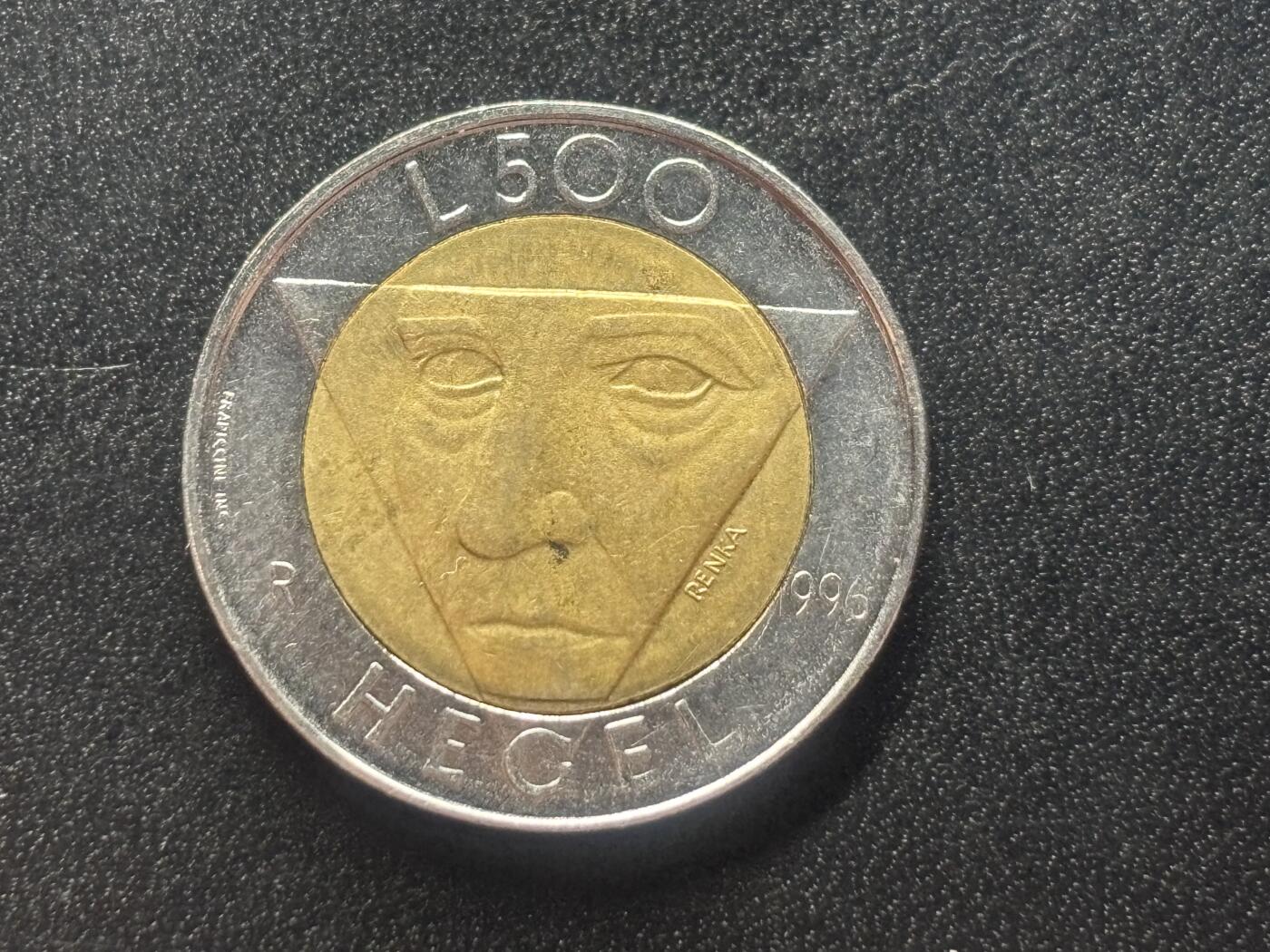 邮泉阁限时拍卖第四十一场（硬币在国外。请付邮费6元。） 圣马力诺1996年500里拉