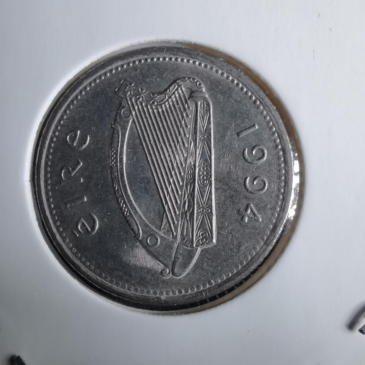 沼泽如烟--第985场 爱尔兰1994年10便士