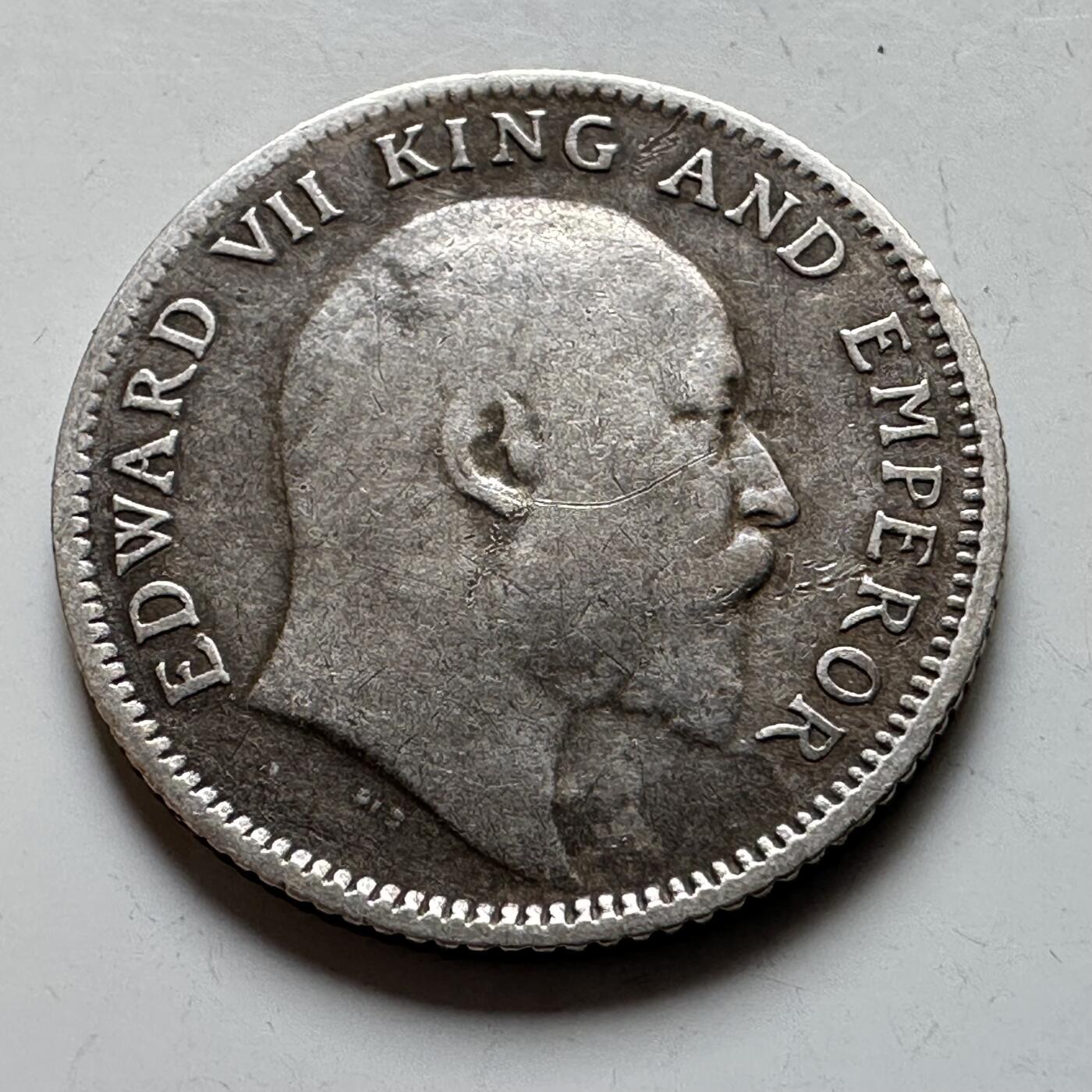 🌹外币初藏🌹🐯2026年第16场 快递将在12号停运 年前需发货的抓紧 ，年后正月十五恢复发货 英属印度1910年1/4卢比银币