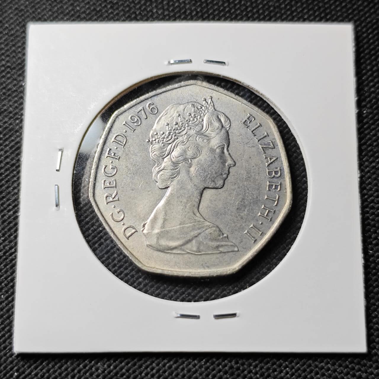 KK钱币收藏小铺  第393期  2月预留时间 周末发货  英国大50便士