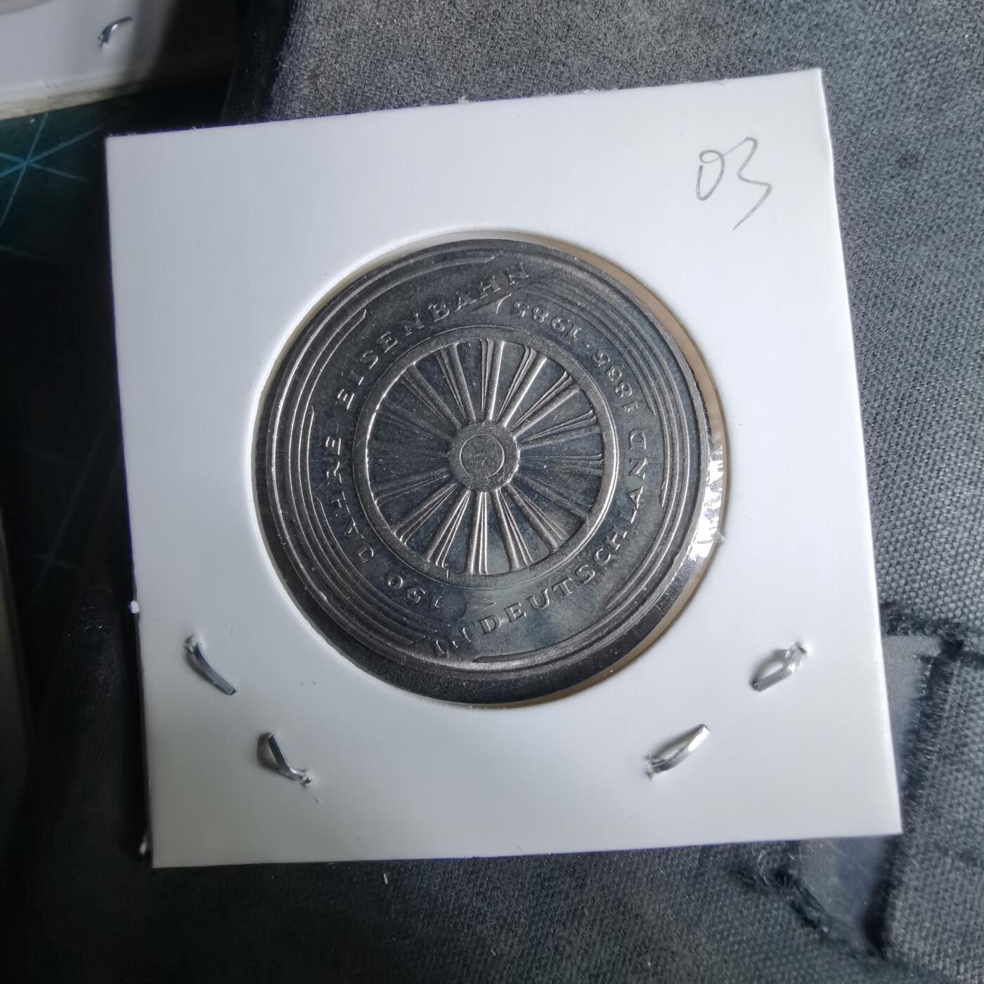 沼泽如烟--第985场 德国1985年5马克纪念币