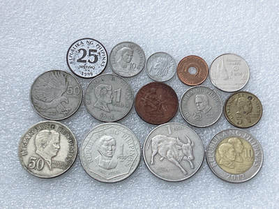 第一海外回流一元起拍收藏 散集专场  第300期 - 菲律宾硬币14枚 无重复