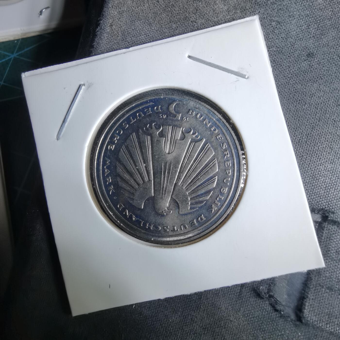 沼泽如烟--第985场 德国1985年5马克纪念币