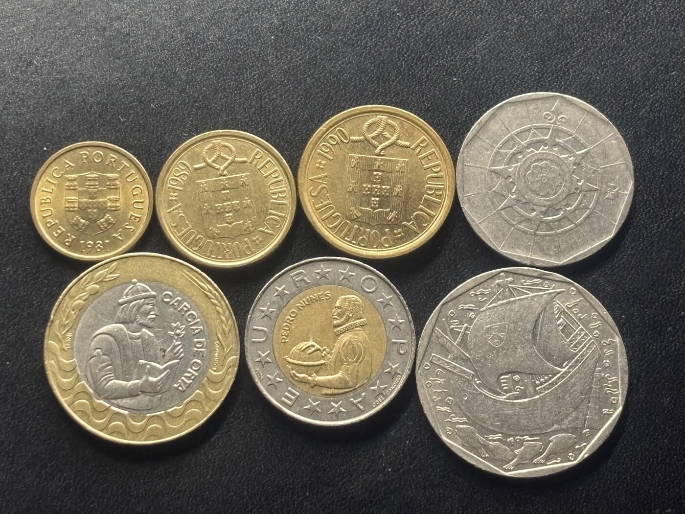 邮泉阁限时拍卖第四十一场（硬币在国外。请付邮费6元。） 葡萄牙7枚