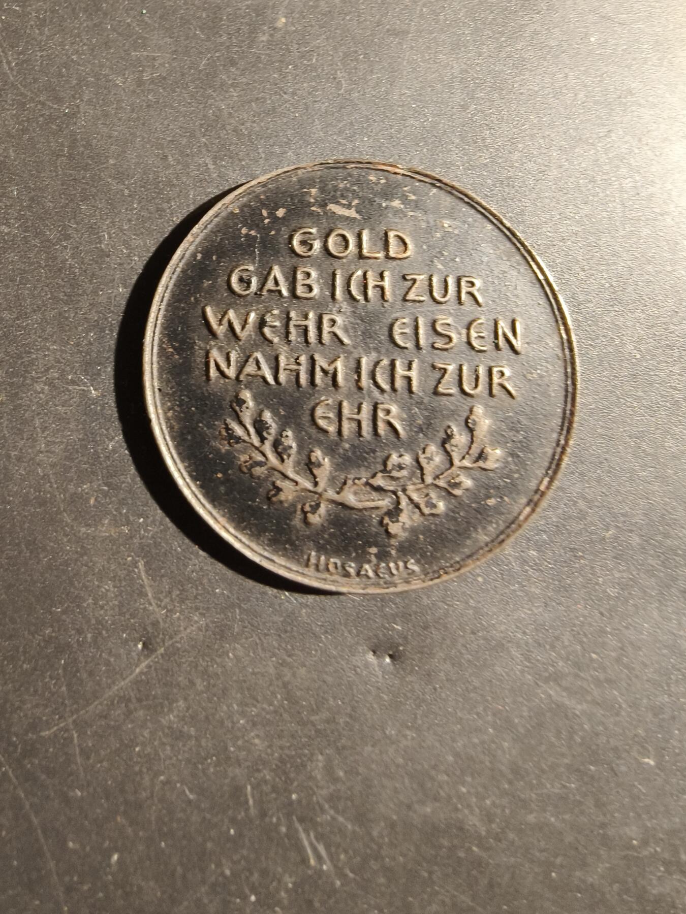 老王徽章第180期 德国一战捐金为铁纪念章