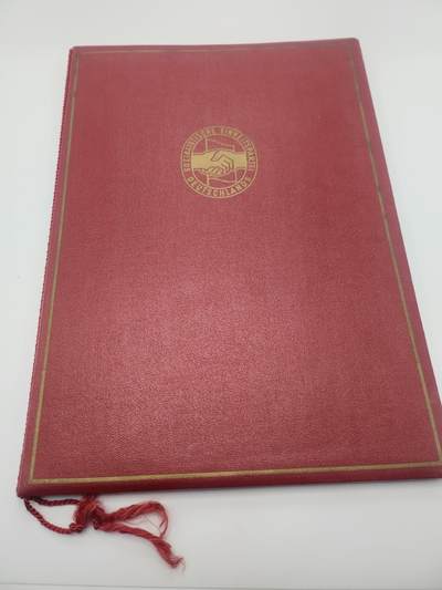 南水社第二次拍卖 - 东德社会统一党50年党龄荣誉证书（昂纳克印签名）