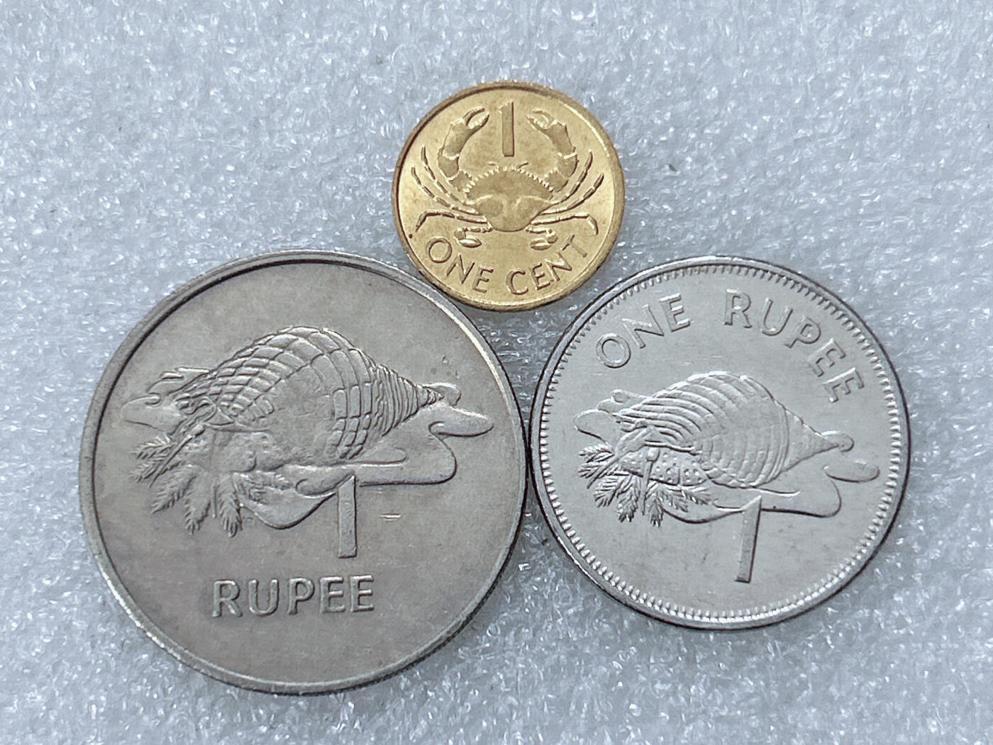 第一海外回流一元起拍收藏 散集专场  第299期 塞舌尔硬币 3枚