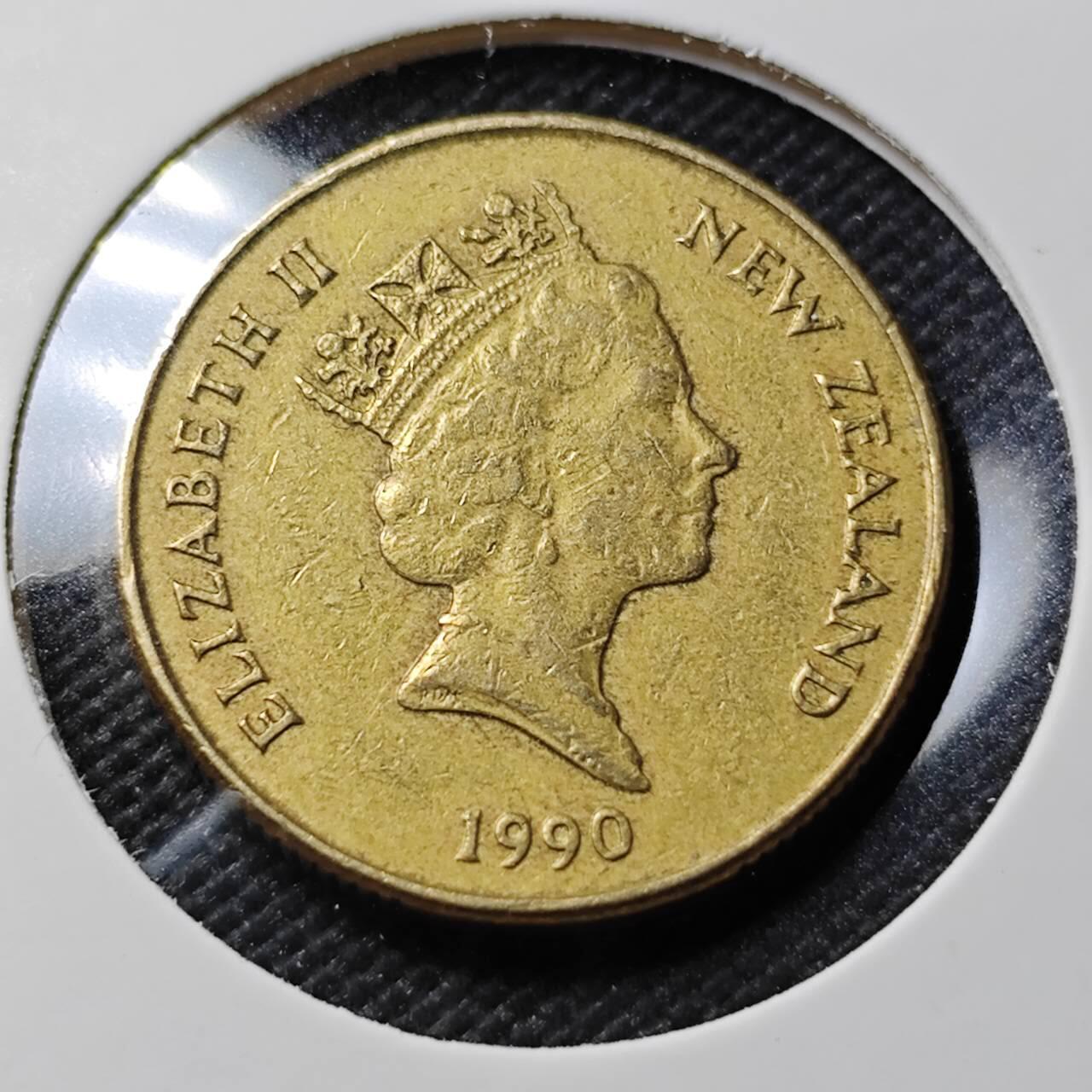 KK钱币收藏小铺  第393期  2月预留时间 周末发货  新西兰1元