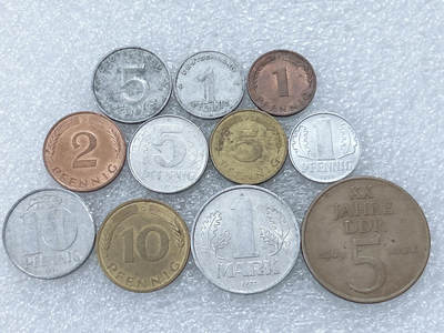 第一海外回流一元起拍收藏 散集专场  第299期 - 德国硬币 11枚