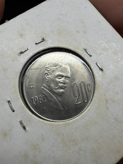 2025年集古藏今外币拍卖第二期-第4场—（总第304拍），可以寄存60天，满160元包邮。 - 1981年墨西哥20C