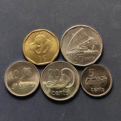 【全场包邮】纯粹捡漏拍500场-持续更新中 - 斐济2009-2010年5枚套币