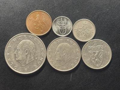 邮泉阁限时拍卖第四十一场（硬币在国外。请付邮费6元。） - 挪威6枚