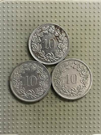 2026年第22场各国散币拍卖（总第172场） - 瑞士10生丁3枚