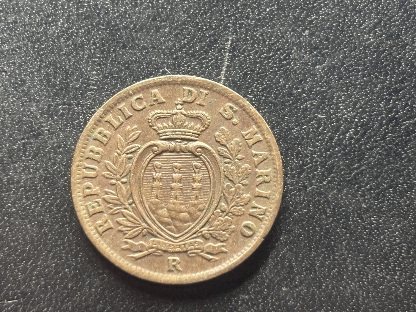 邮泉阁限时拍卖第四十一场（硬币在国外。请付邮费6元。） 圣马力诺1935年5分