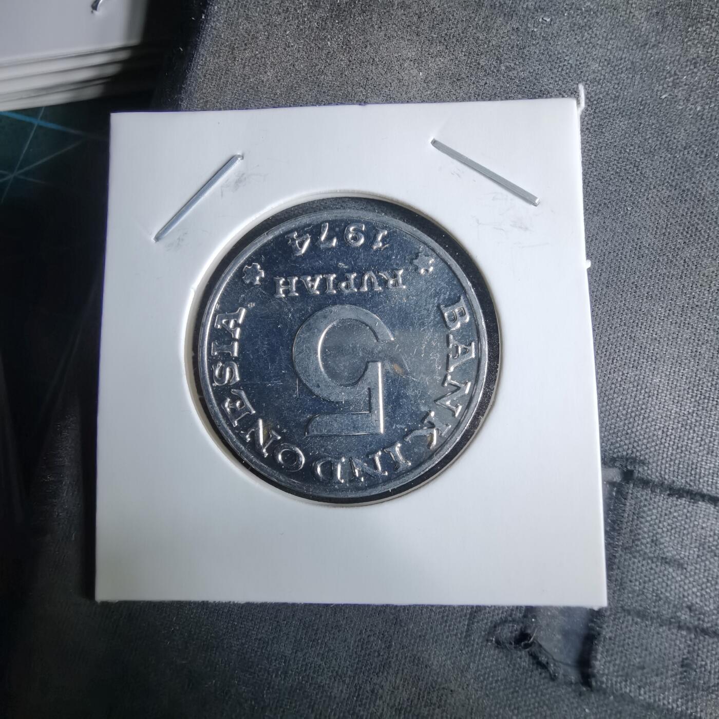 沼泽如烟--第985场 印度尼西亚1974年5卢比