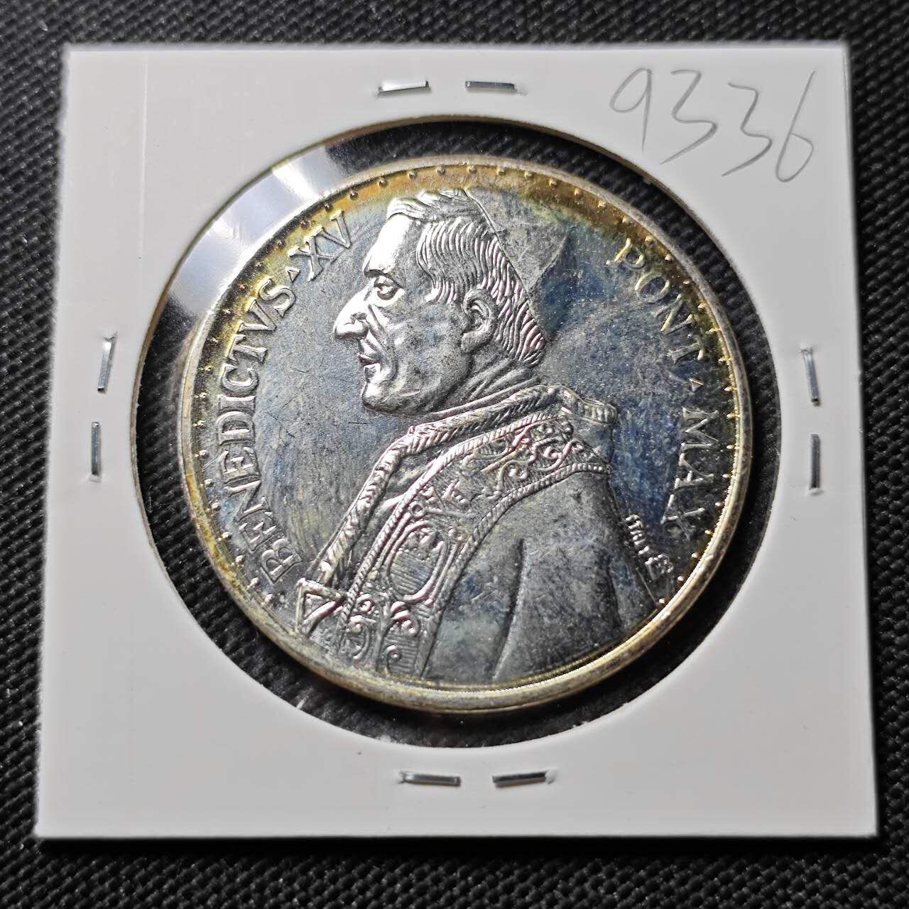 KK钱币收藏小铺  第393期  2月预留时间 周末发货  梵蒂冈镀银铜章