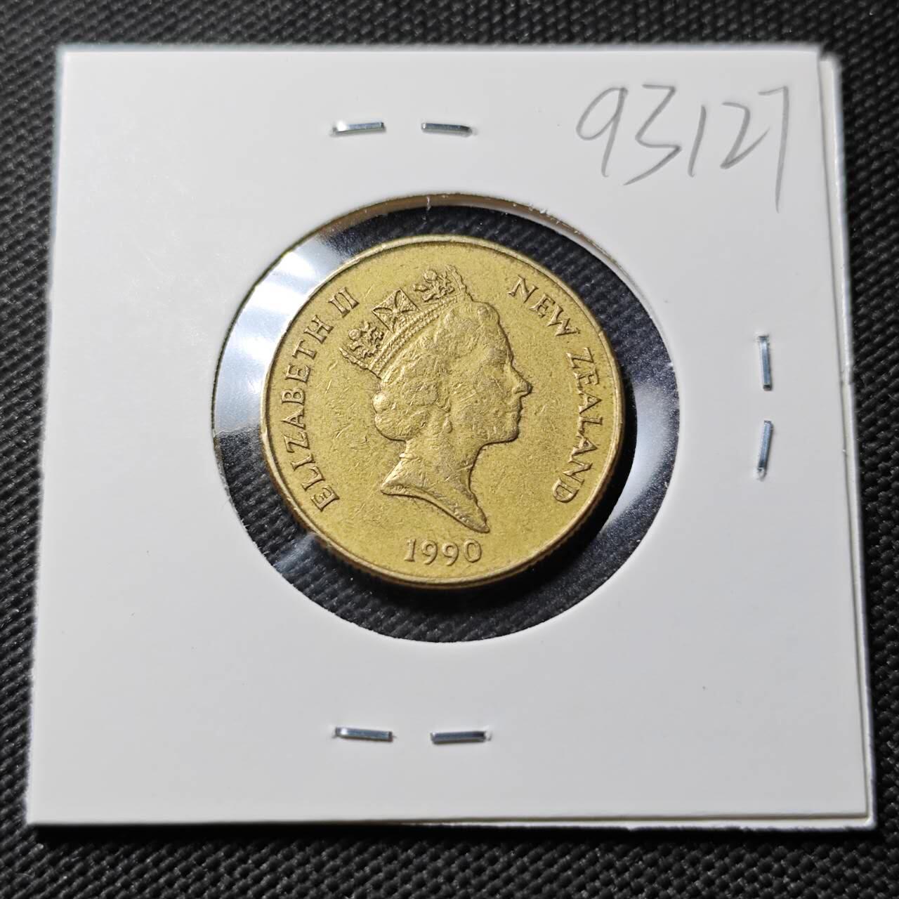 KK钱币收藏小铺  第393期  2月预留时间 周末发货  新西兰1元