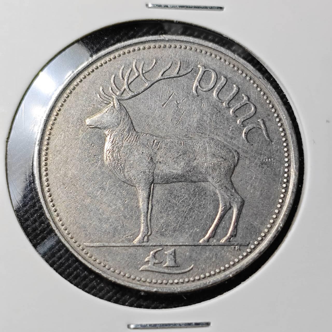 KK钱币收藏小铺  第393期  2月预留时间 周末发货  爱尔兰1镑