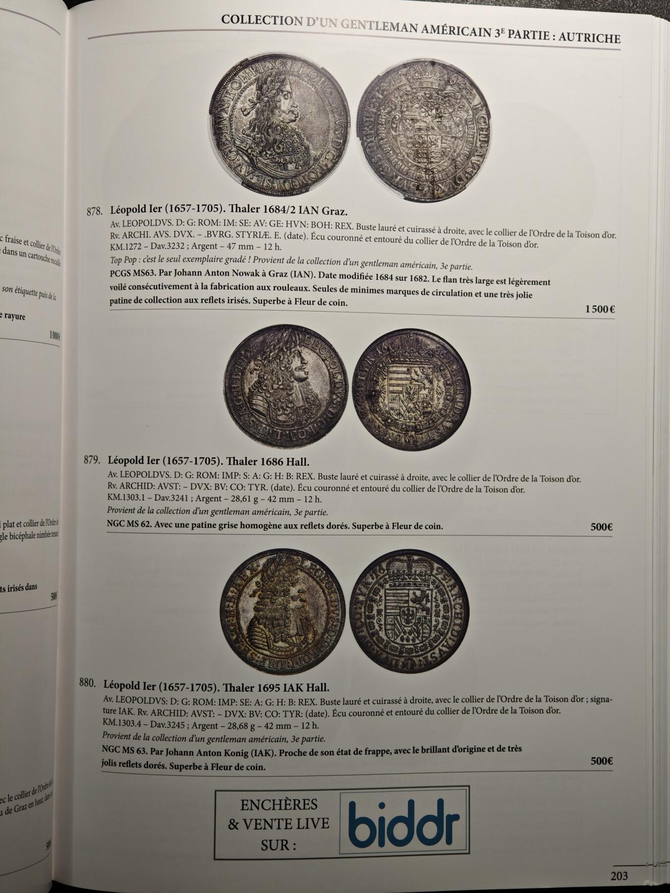 【德藏】世界币章拍卖第164期（拍品征集中~欢迎藏友联系）