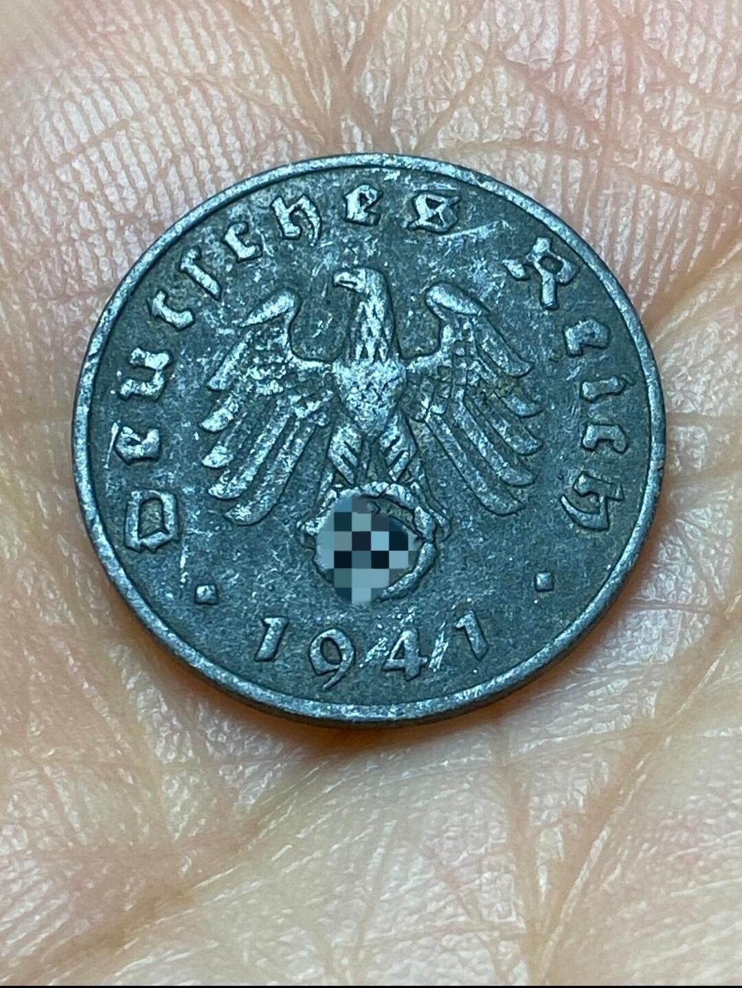 2026年第十九场(总第一百八十八场）外国好品散币场(免佣金) 德意志第三帝国1941年1芬尼(J标，汉堡造)