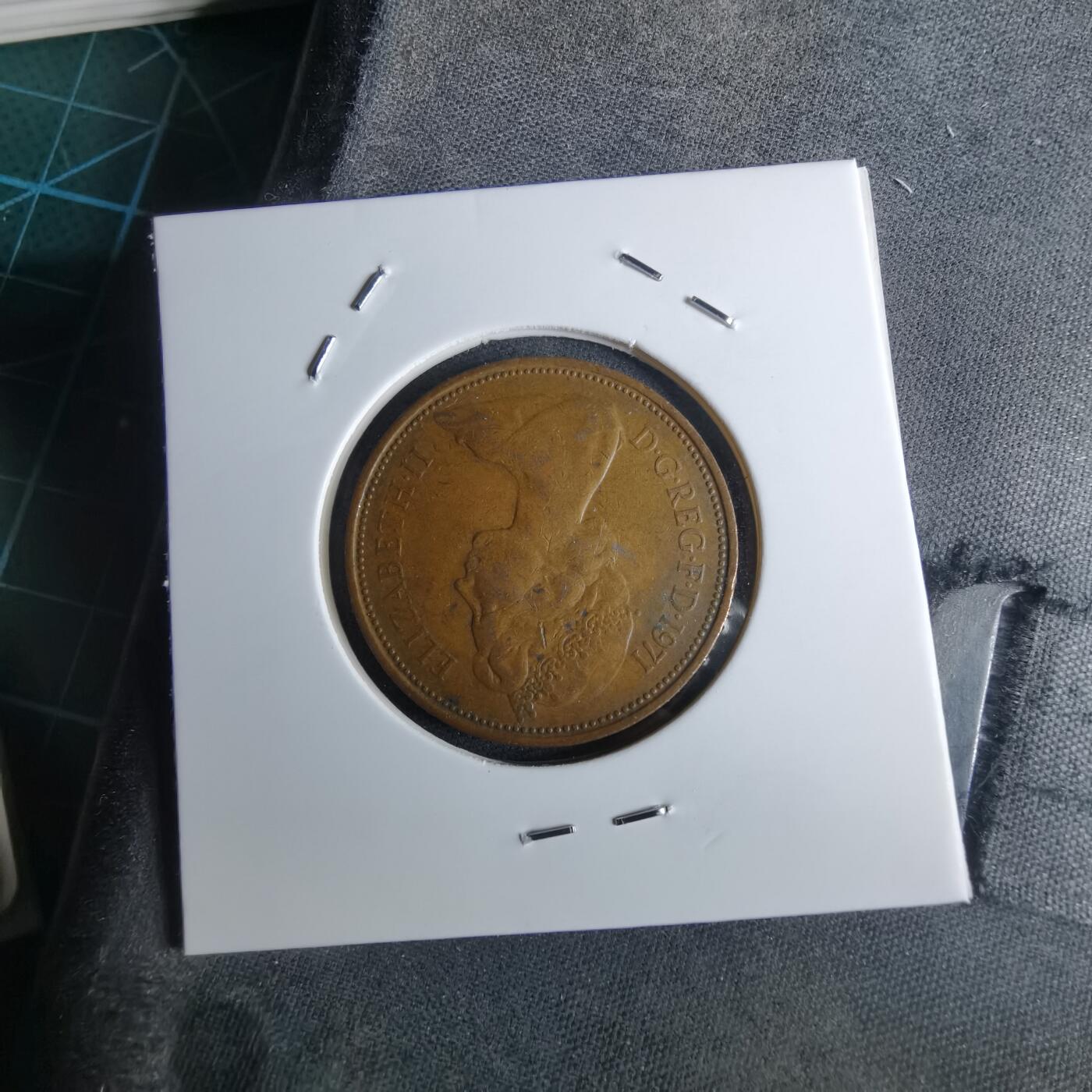 沼泽如烟--第985场 英国1971年2便士