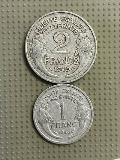 2026年第22场各国散币拍卖（总第172场） - 法国1949年2枚