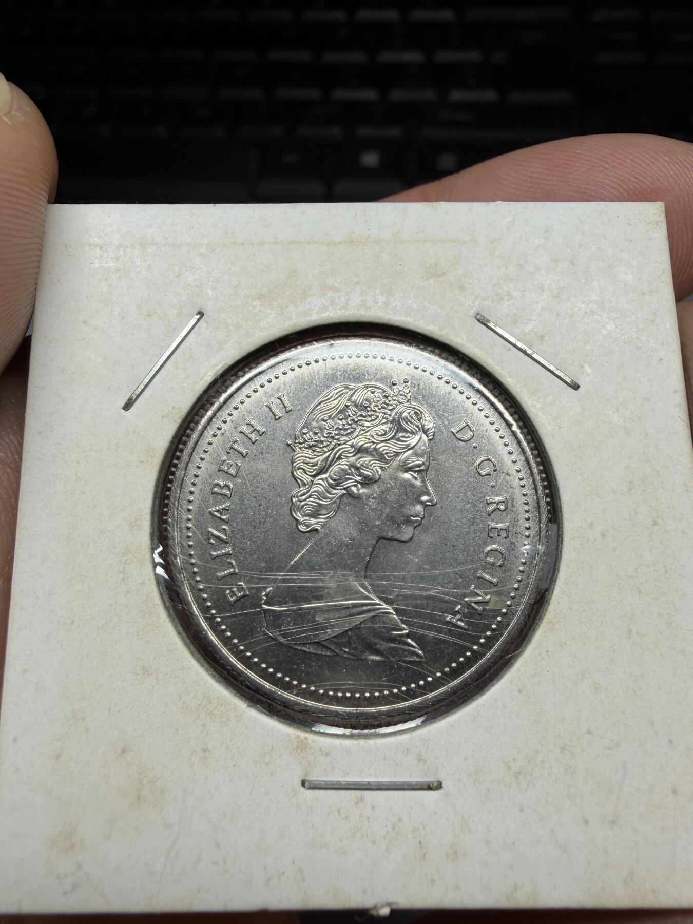 2025年集古藏今外币拍卖第二期-第4场—（总第304拍），可以寄存60天，满160元包邮。 1986年加拿大50分