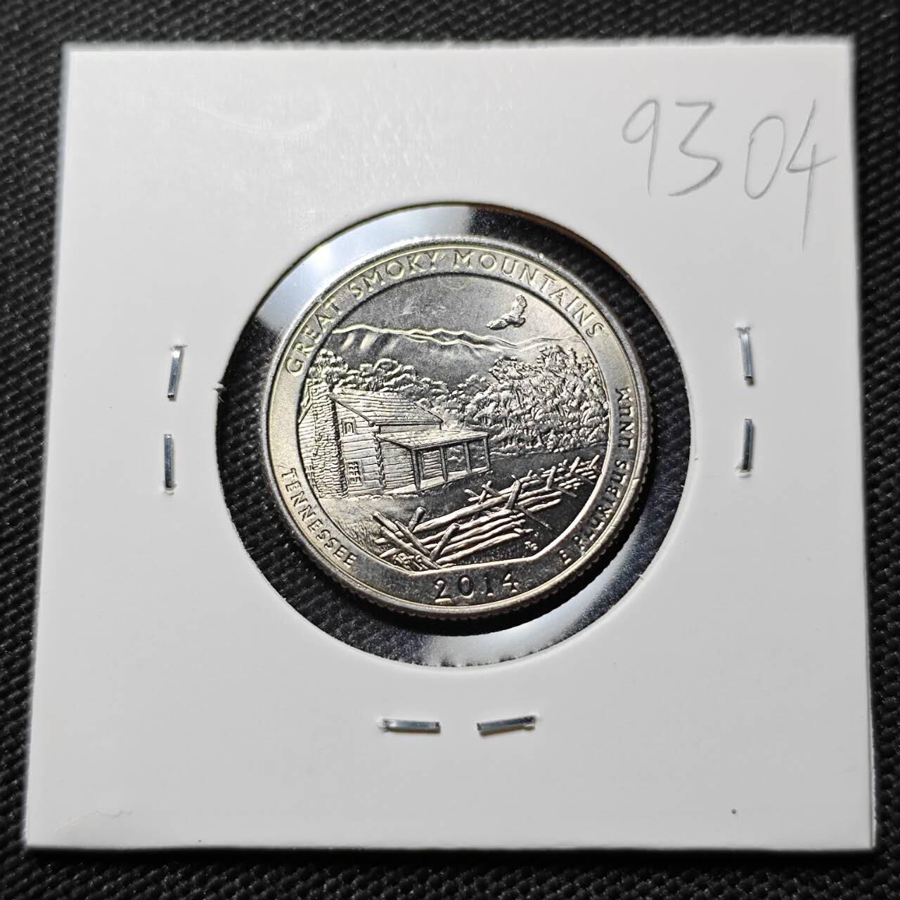 KK钱币收藏小铺  第393期  2月预留时间 周末发货  美国25分纪念币