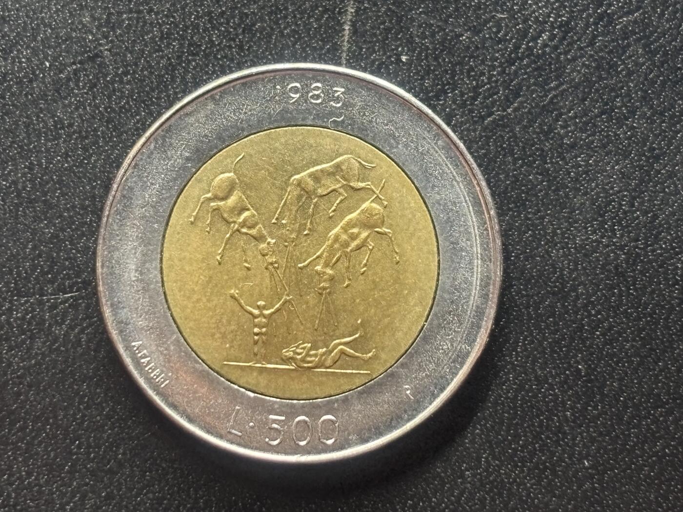 邮泉阁限时拍卖第四十一场（硬币在国外。请付邮费6元。） 圣马力诺1983年500里拉