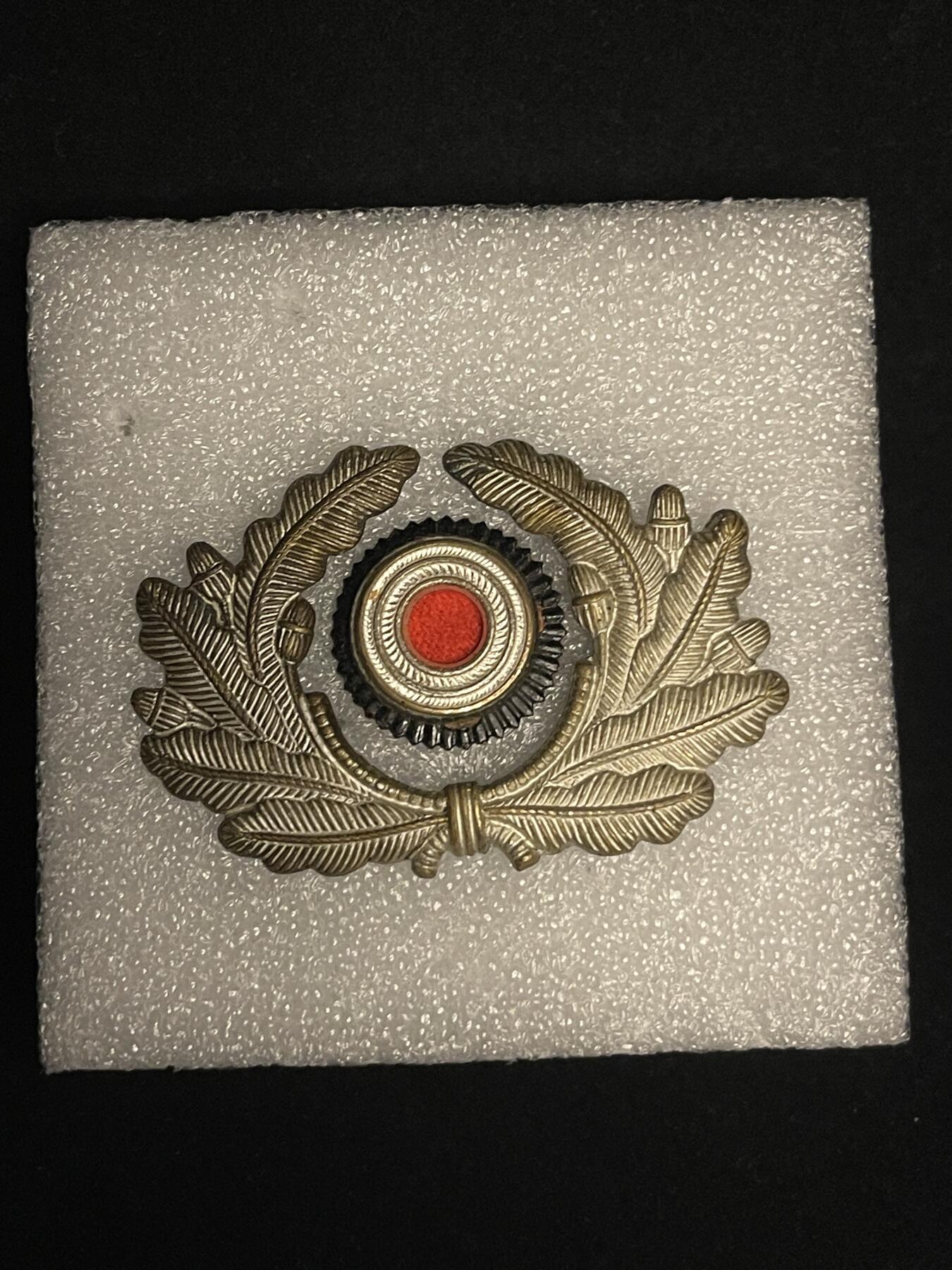 杂勋专场 二战德国早期一型帽徽少见